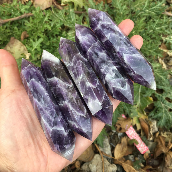 Purple Dream Amethyst Double Point-ToShay.org