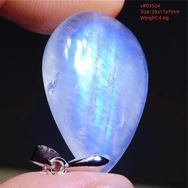Blue Light Moonstone Pendant-ToShay.org