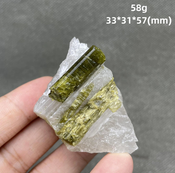Green Tourmaline Crystal-ToShay.org