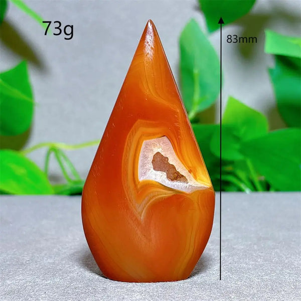 Orange Carnelian Crystal Torch-ToShay.org