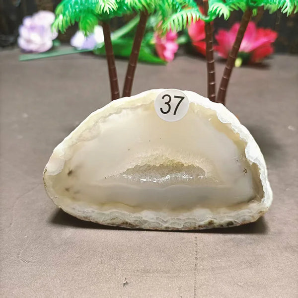 Grey Agate Quartz Crystal-ToShay.org
