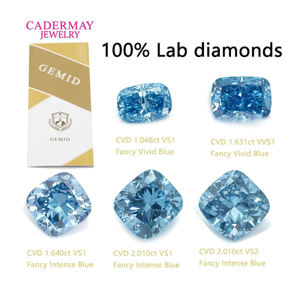 Blue Faceted Diamond-ToShay.org