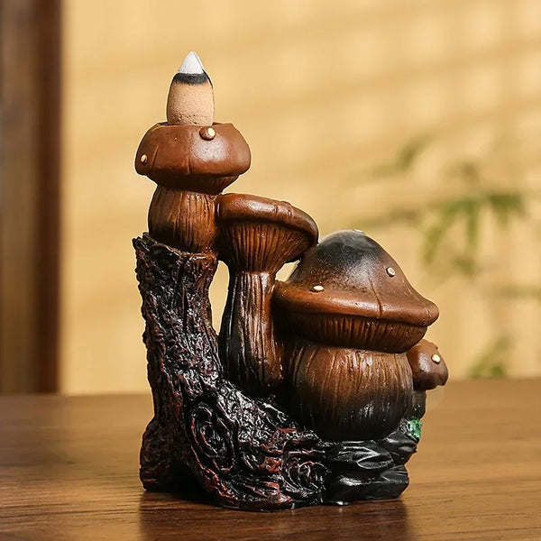 Mushroom House Backflow Burner-ToShay.org