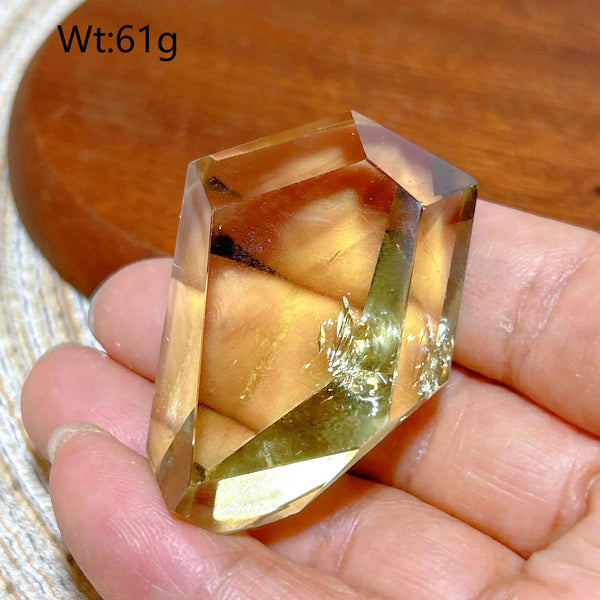 Yellow Smokey Citrine Crystal-ToShay.org