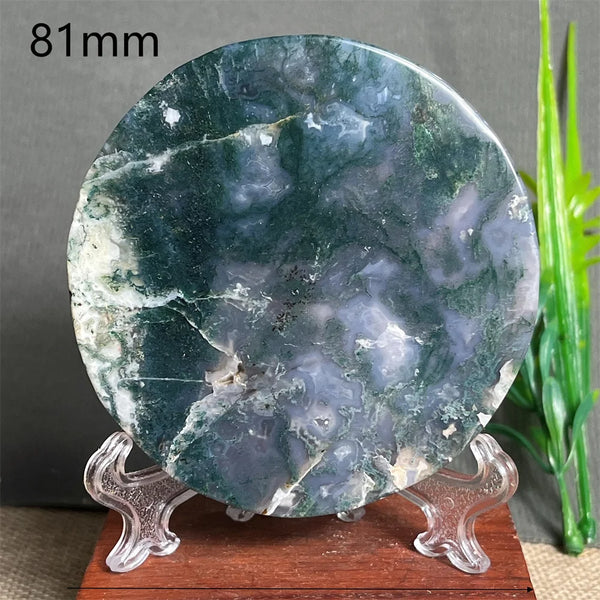 Green Moss Agate Plate-ToShay.org