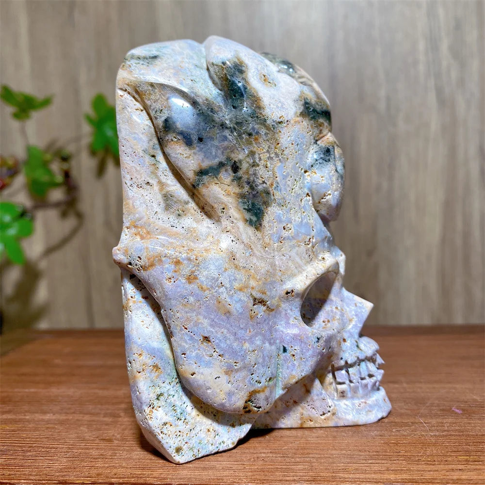 Ocean Jasper Skull-ToShay.org