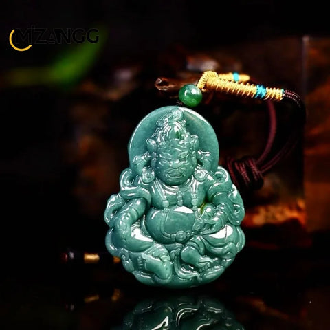 Green Jadeite Wealth God-ToShay.org