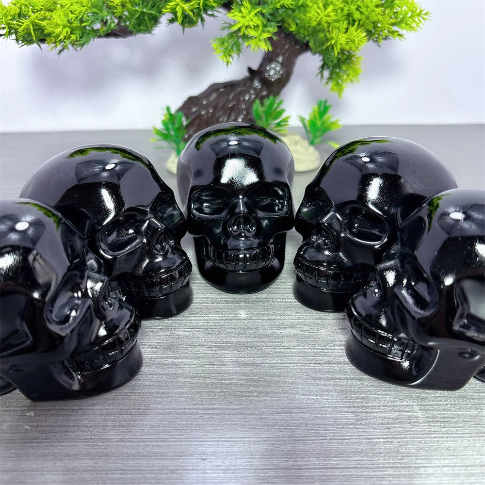 Black Obsidian Skull-ToShay.org