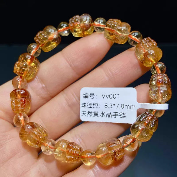 Yellow Citrine Pi Xiu Bracelet-ToShay.org