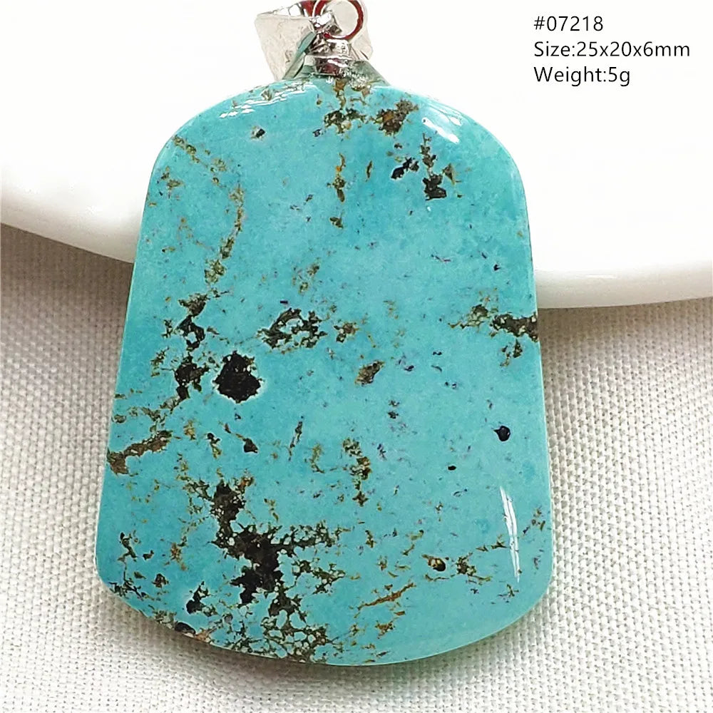 Blue Turquoise Pendant-ToShay.org