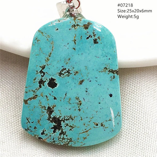 Blue Turquoise Pendant-ToShay.org