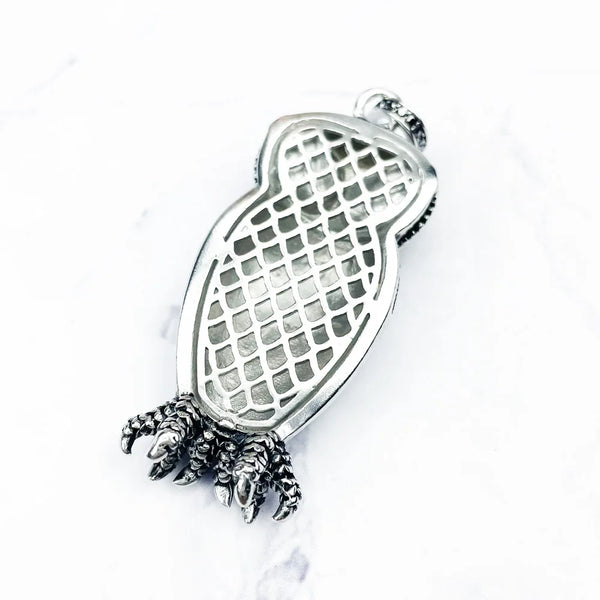 Silver Owl Pendant-ToShay.org