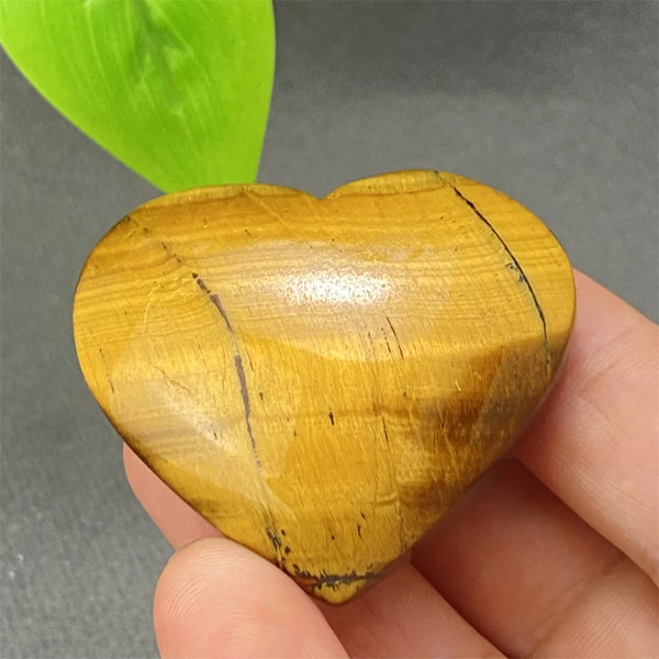 Yellow Tiger Eye Heart-ToShay.org