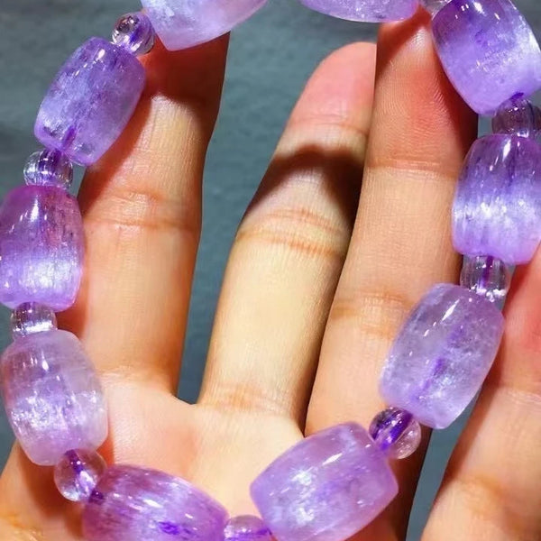 Purple Kunzite Bracelet-ToShay.org