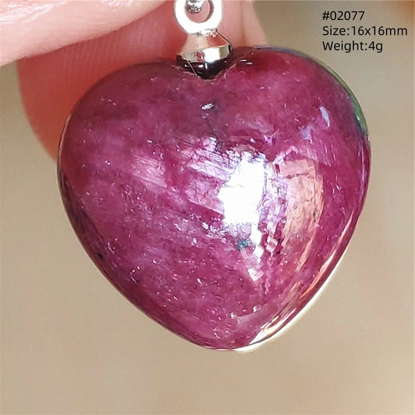 Red Ruby Zoisite Pendant-ToShay.org
