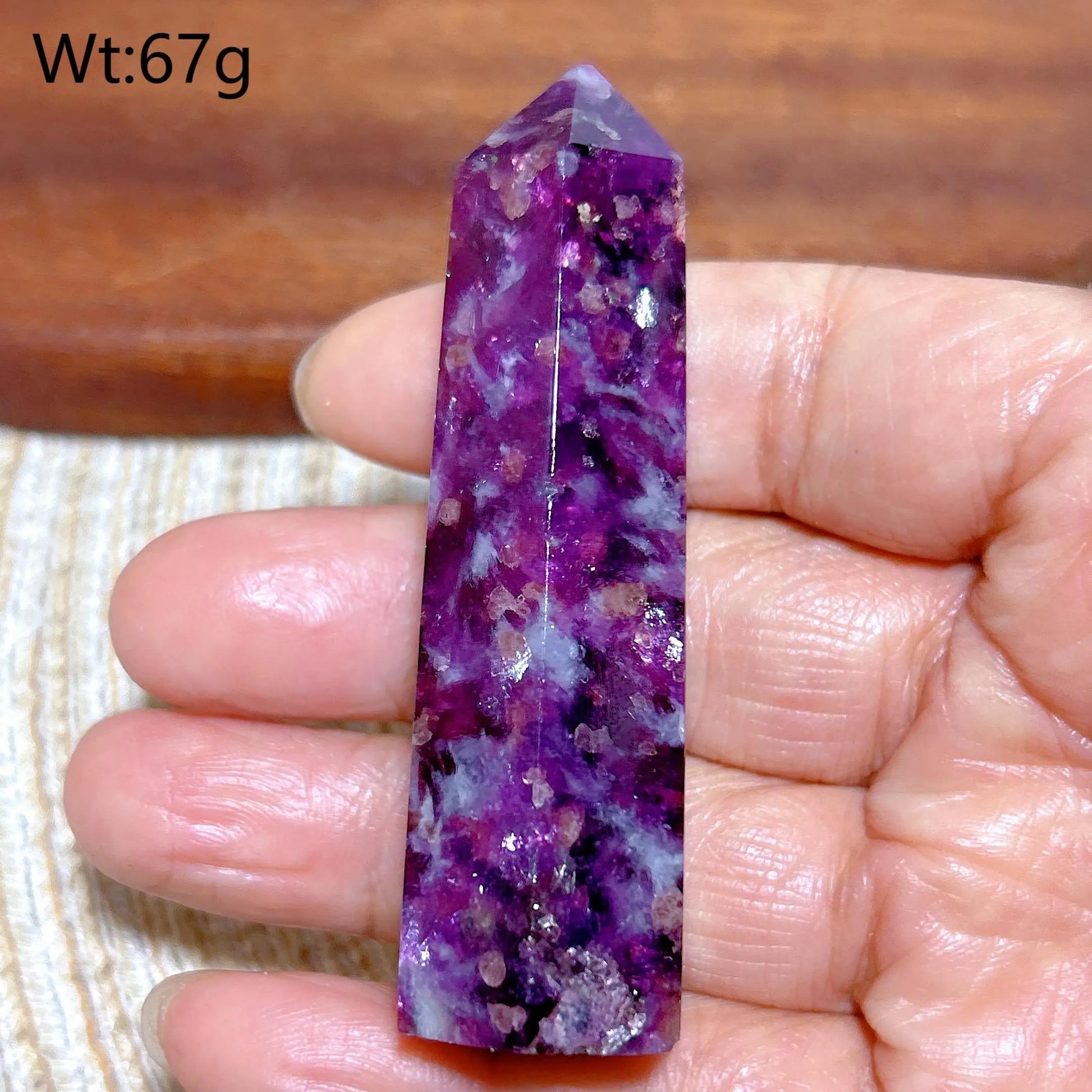 Purple Lepidolite Point-ToShay.org