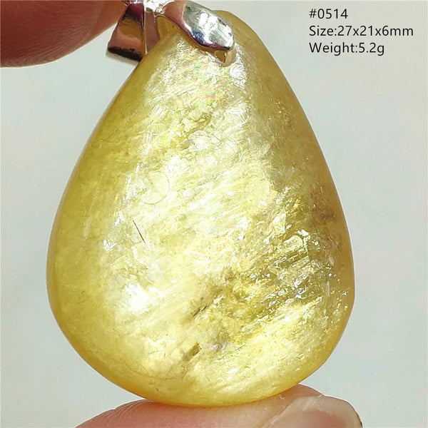 Gold Lepidolite Pendant-ToShay.org