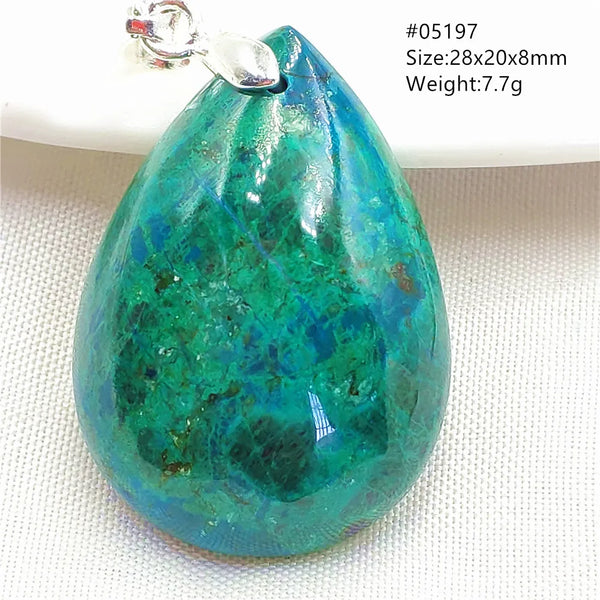 Blue Green Malachite Pendant-ToShay.org