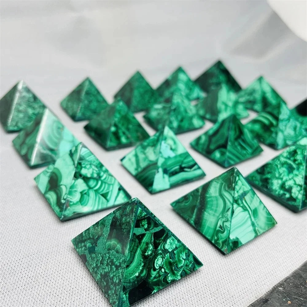 Green Malachite Pyramid-ToShay.org