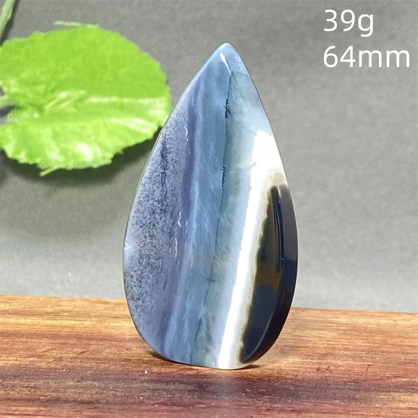 Black Silk Striped Agate Torch-ToShay.org