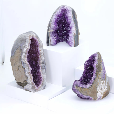 Purple Amethyst Cave Geode-ToShay.org