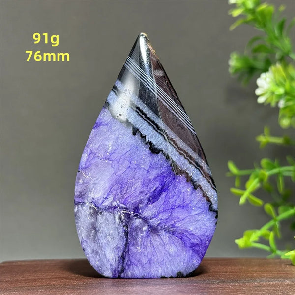 Purple Agate Flame-ToShay.org