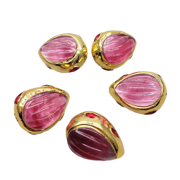 Pink Fuchsia Jade Beads-ToShay.org