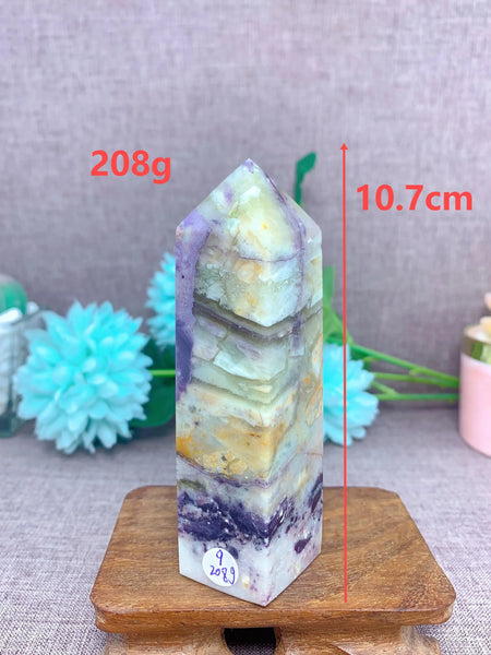 Purple Fluorite Crystal Tower-ToShay.org