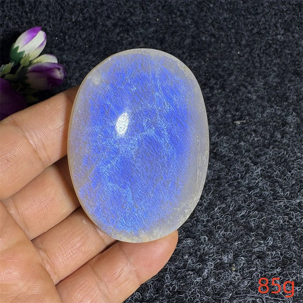 Blue Moonstone Palm Stone-ToShay.org