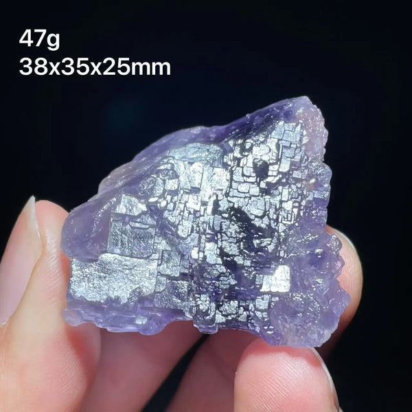 Blue Fluorite Crystal-ToShay.org