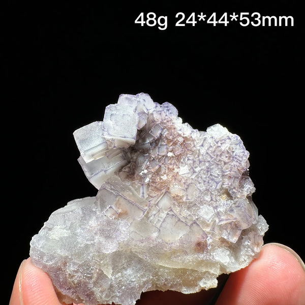 Purple Edge Fluorite Crystal-ToShay.org