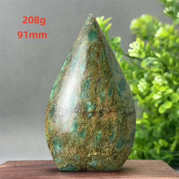 Green Emerald Agate Torch-ToShay.org