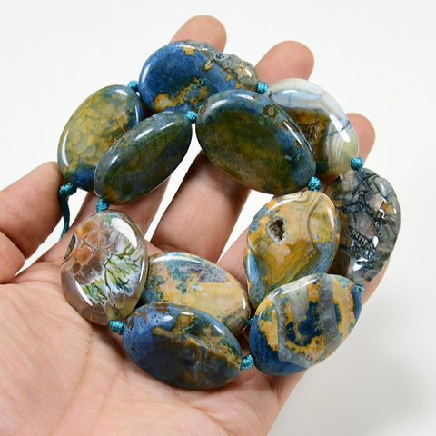 Blue Agate Beads-ToShay.org