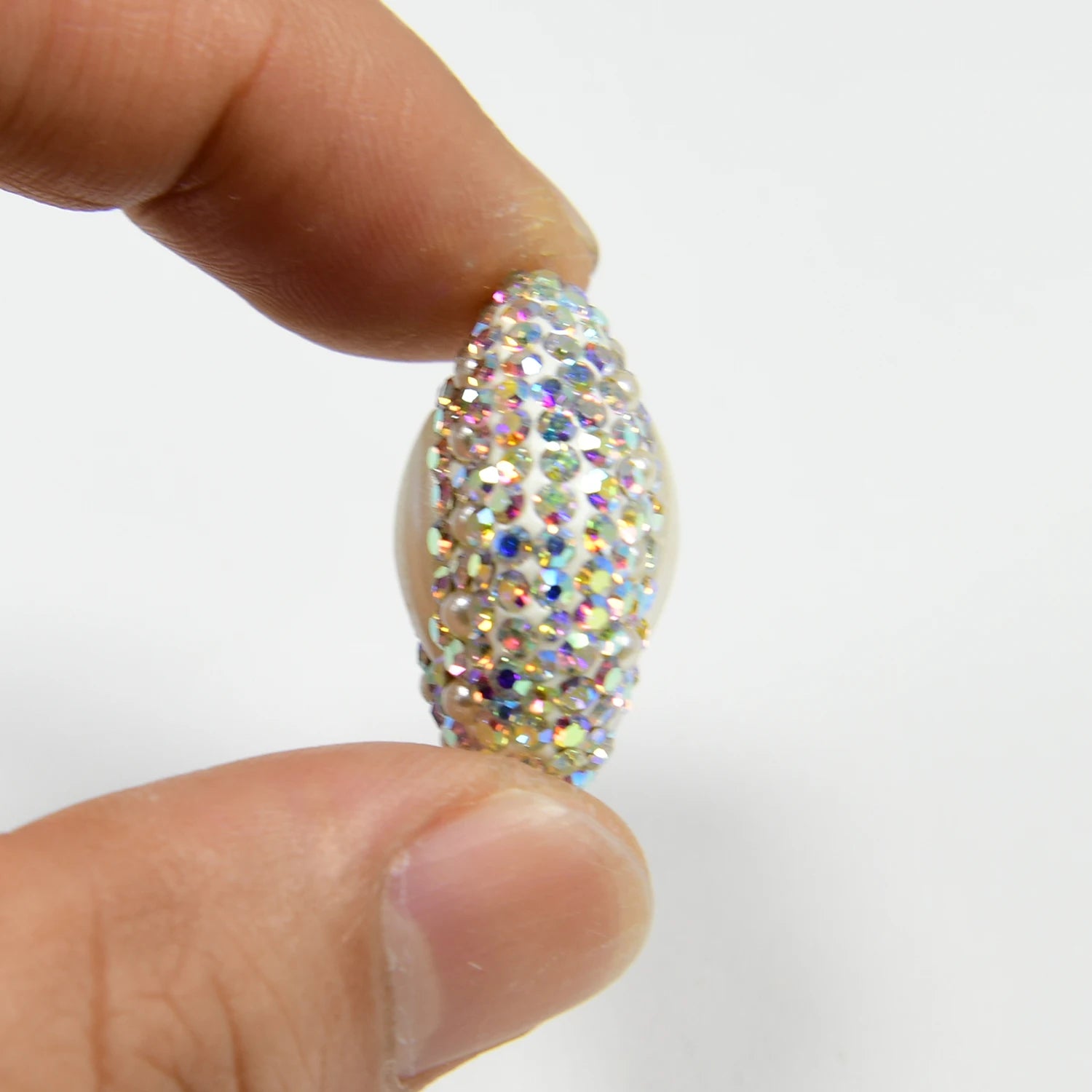 White Pearl Rhinestone Beads-ToShay.org