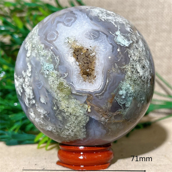 Green Moss Agate Ball-ToShay.org