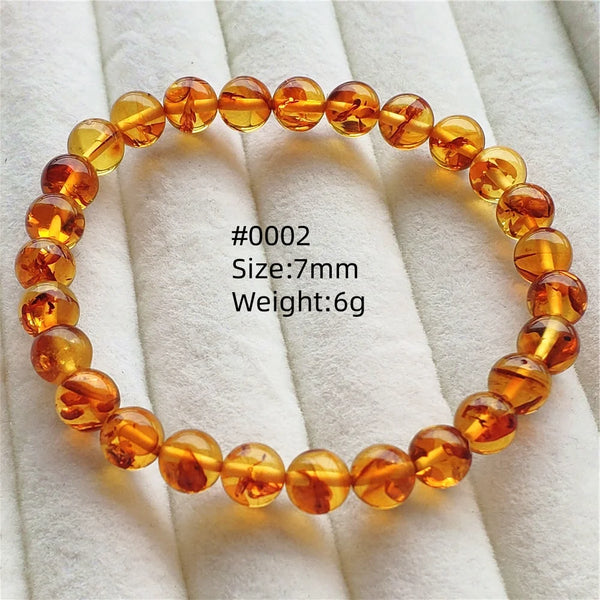 Yellow Amber Bead Bracelet-ToShay.org