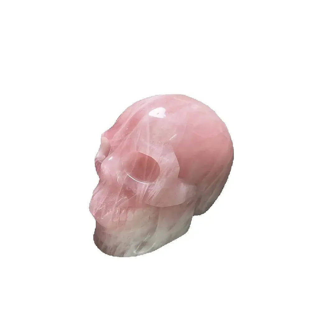 Pink Rose Quartz Skull-ToShay.org