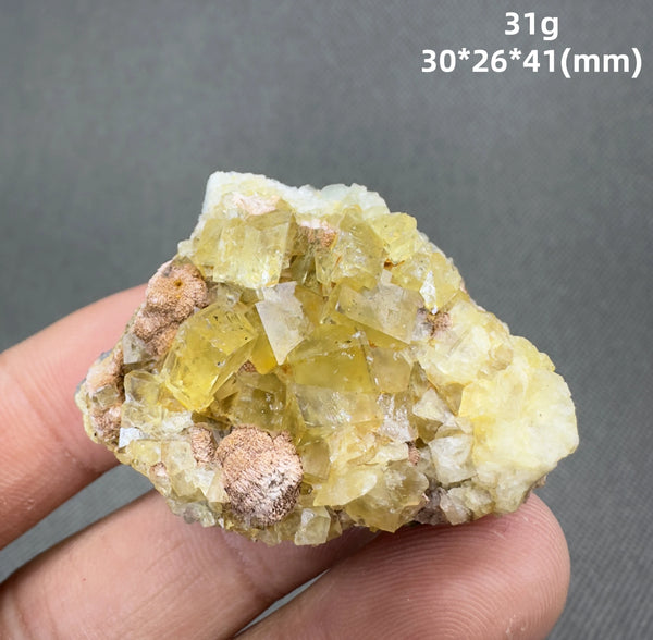 Yellow Fluorite Cluster-ToShay.org