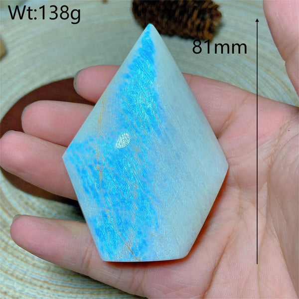 Blue Flash Moonstone Diamond-ToShay.org