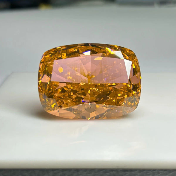Yellow Crushed Ice Cubic Zirconia-ToShay.org