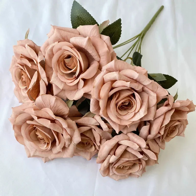 Rose Silk Flower Bouquets-ToShay.org