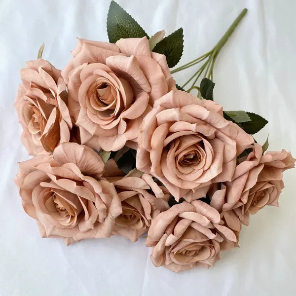 Rose Silk Flower Bouquets-ToShay.org