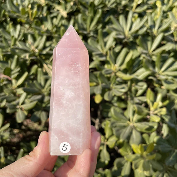Pink Rose Quartz Point-ToShay.org