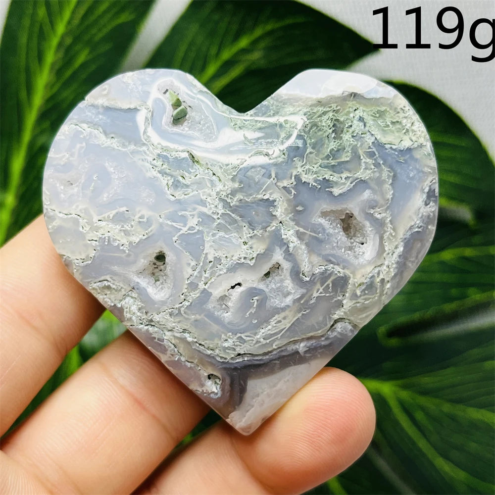 Green Moss Agate Heart-ToShay.org