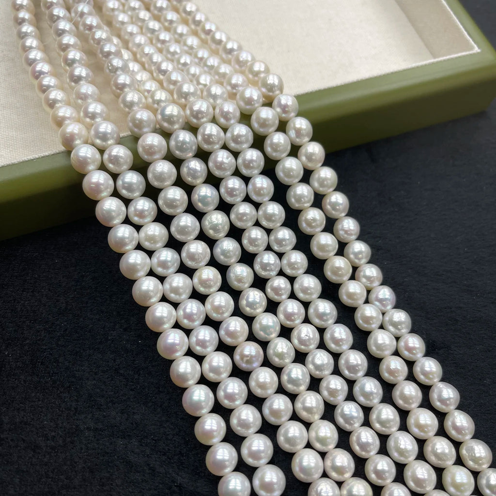 White Pearl Beads-ToShay.org