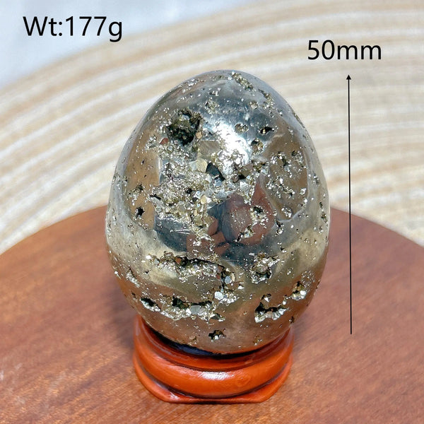 Silver Pyrite Geode Eggs-ToShay.org