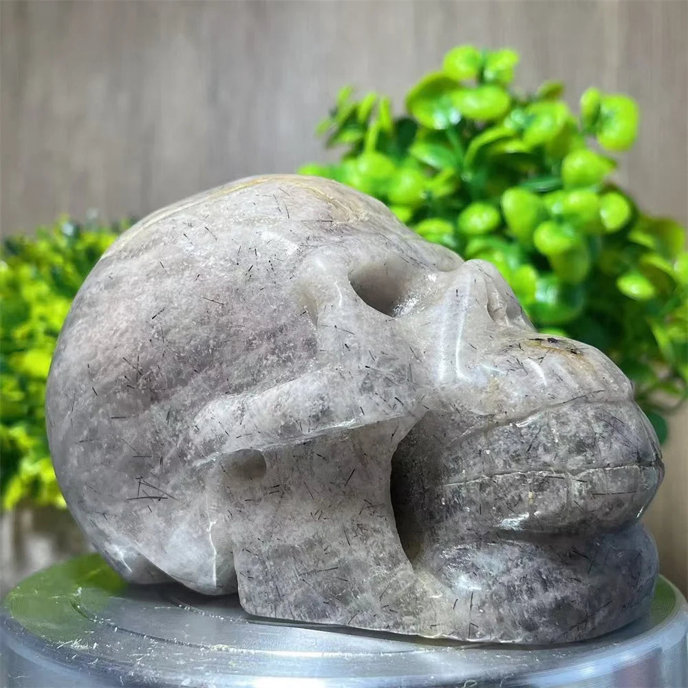 Black Hair Crystal Skull-ToShay.org