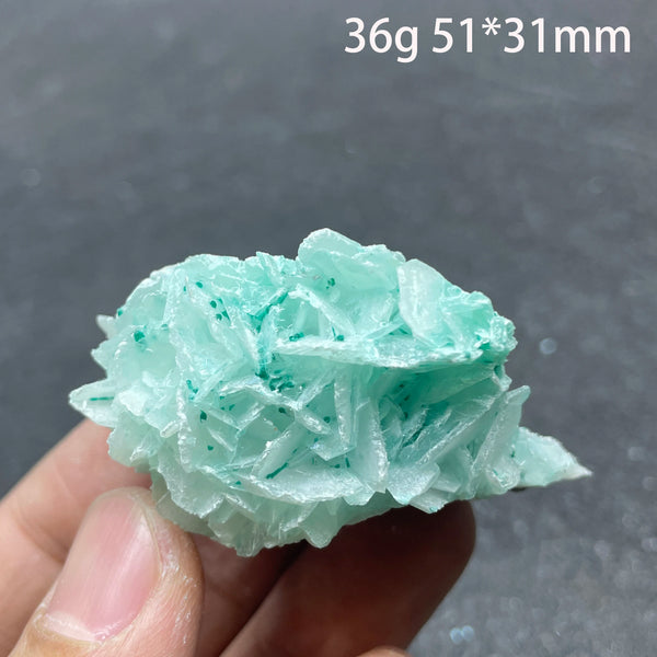Blue Antlerite Quartz Crystal-ToShay.org