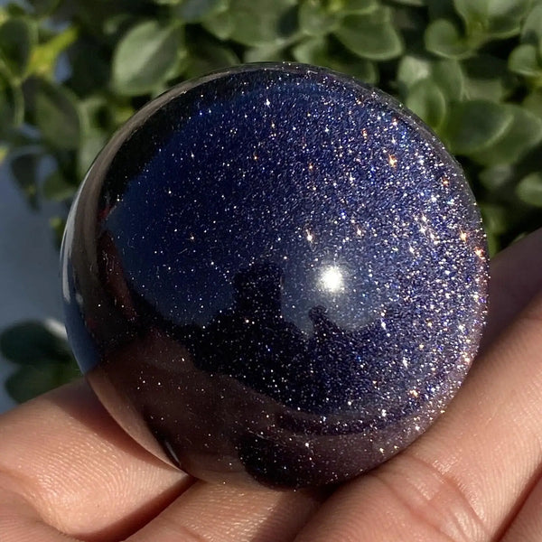 Gold Flash Obsidian Ball-ToShay.org