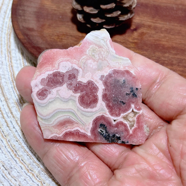 Pink Rhodochrosite Slab-ToShay.org